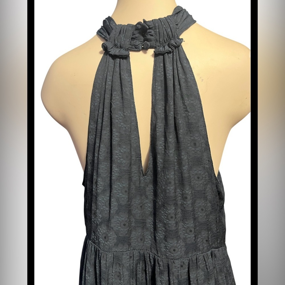 Anthropologie Dark Blue Halter Blouse - Picture 12 of 16